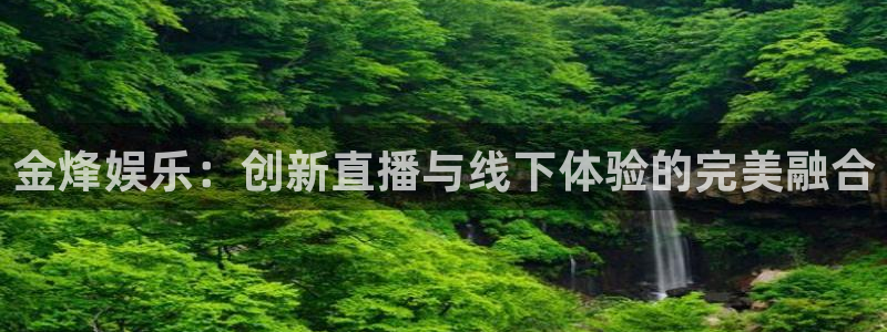 one游戏平台官网入口：金烽娱乐：创新直播与线下体验的完美融合