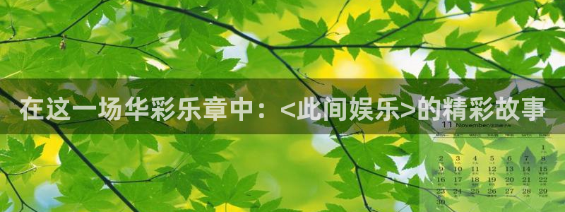 one游戏平台官网入口：在这一场华彩乐章中：<此间娱乐>的精彩故事